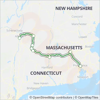 PETER PAN Bus Line Map