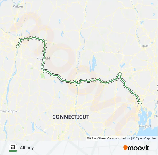PETER PAN Bus Line Map