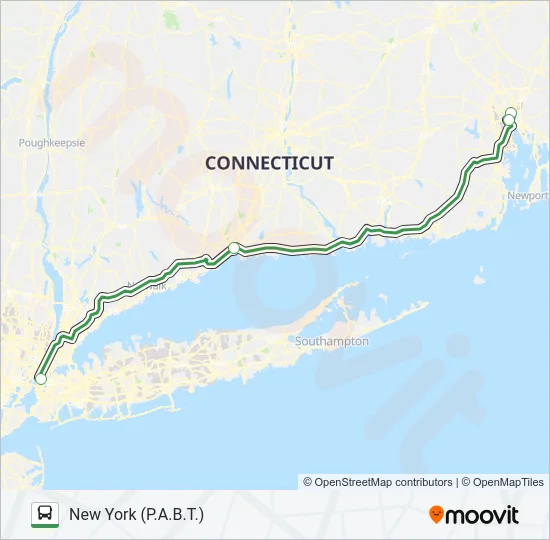 PETER PAN Bus Line Map
