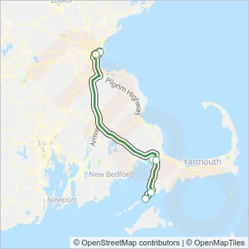 PETER PAN Bus Line Map