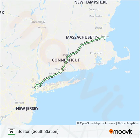 PETER PAN Bus Line Map