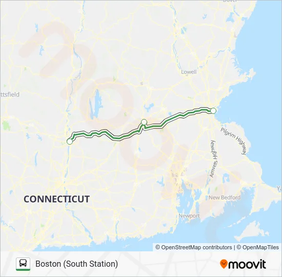 PETER PAN Bus Line Map