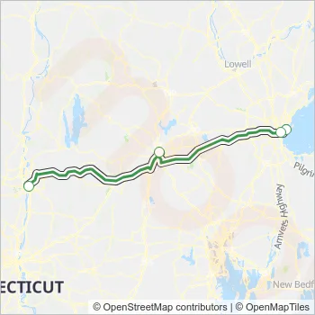 PETER PAN Bus Line Map
