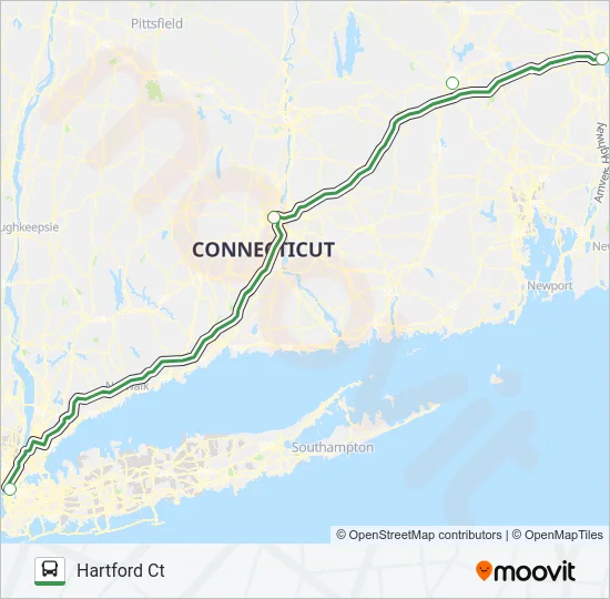 PETER PAN Bus Line Map