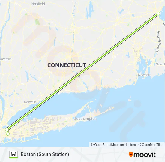 FLIXBUS 2612 Bus Line Map