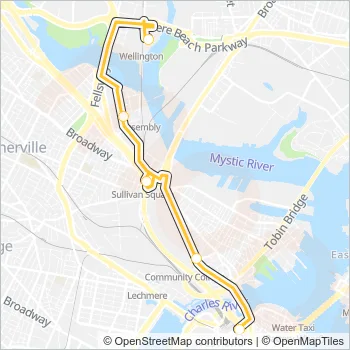 ORANGE LINE SHUTTLE Bus Line Map