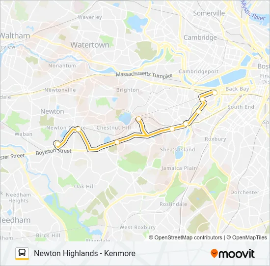 GREEN LINE D SHUTTLE Bus Line Map
