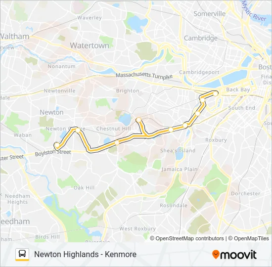 GREEN LINE D SHUTTLE Bus Line Map
