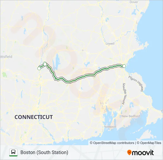 PETER PAN Bus Line Map