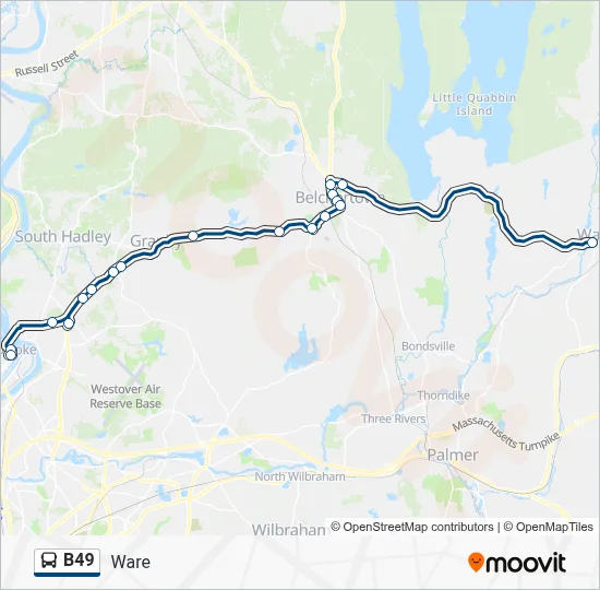Ruta B49: horarios, paradas y mapas - Ware (Actualizado)