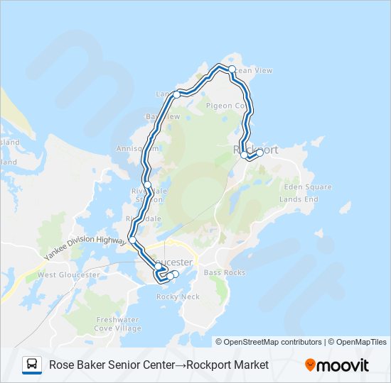 Mapa de LANESVILLE de autobús