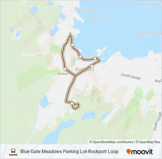 ROCKPORT SHUTTLE Bus Line Map