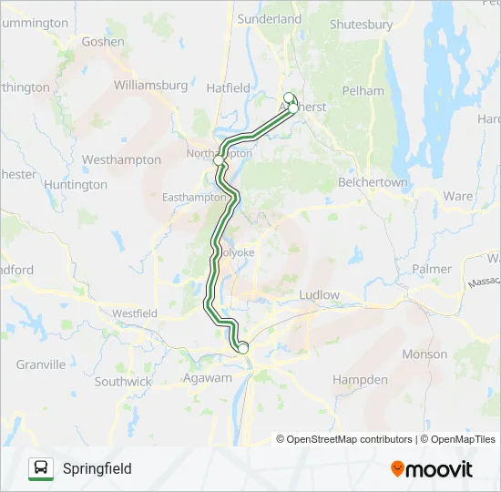 PETER PAN Bus Line Map