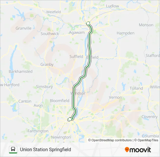 PETER PAN Bus Line Map