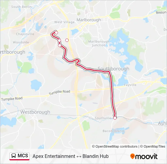 MCS Bus Line Map