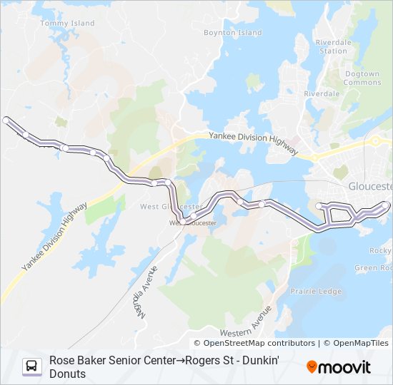 ESSEX AVE TO GHS bus Line Map