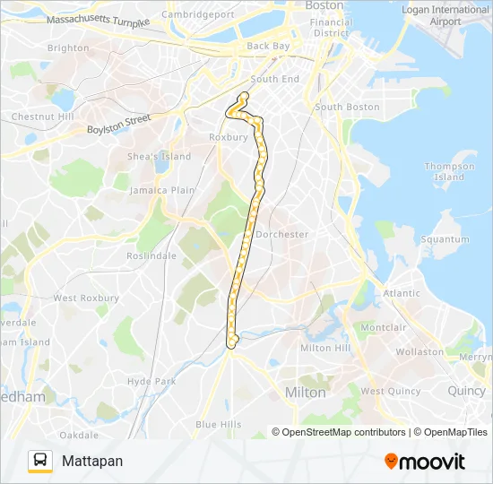 28 Bus Line Map