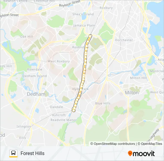 32 Bus Line Map