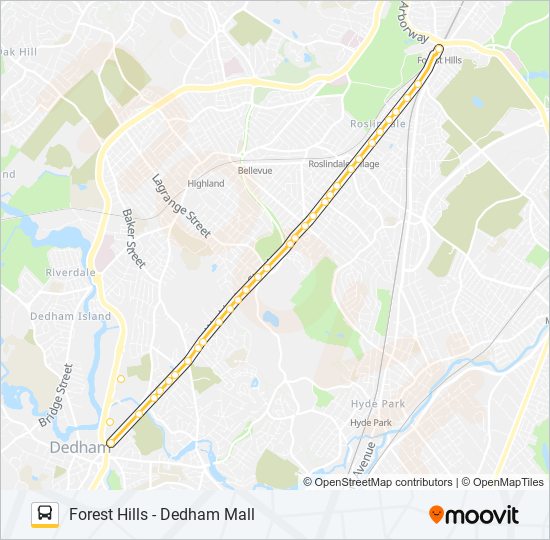 34 Bus Line Map