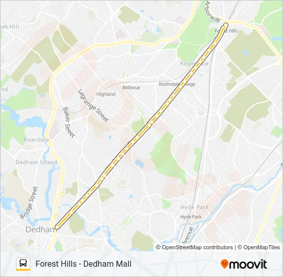 34 Bus Line Map