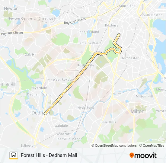 34 Bus Line Map