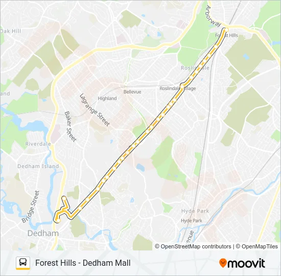 34 Bus Line Map