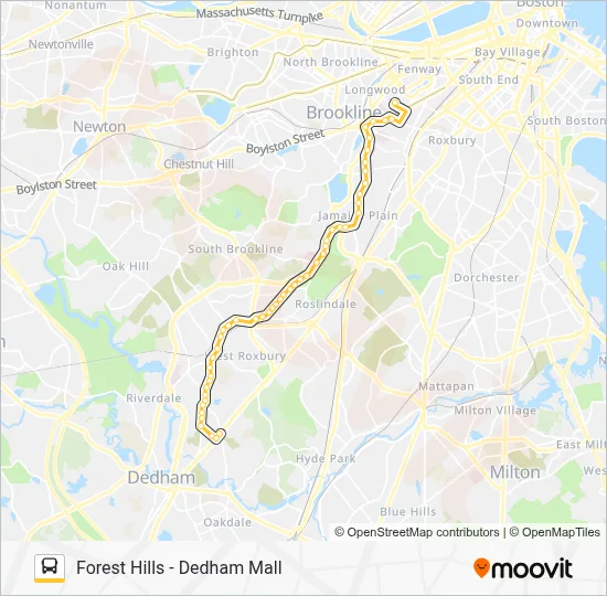 35 Bus Line Map