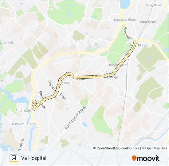 36 bus Line Map