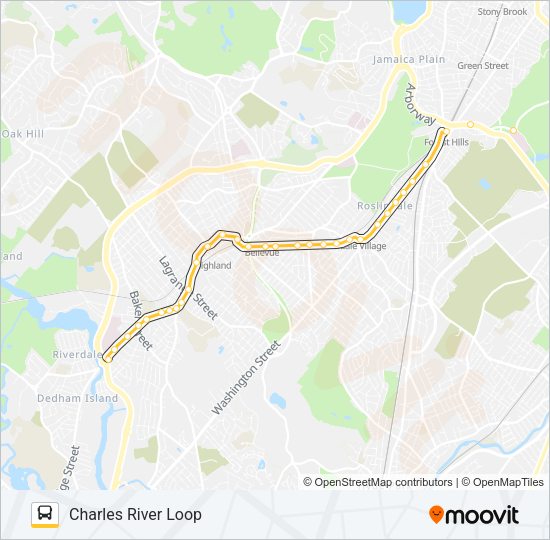 36 Bus Line Map