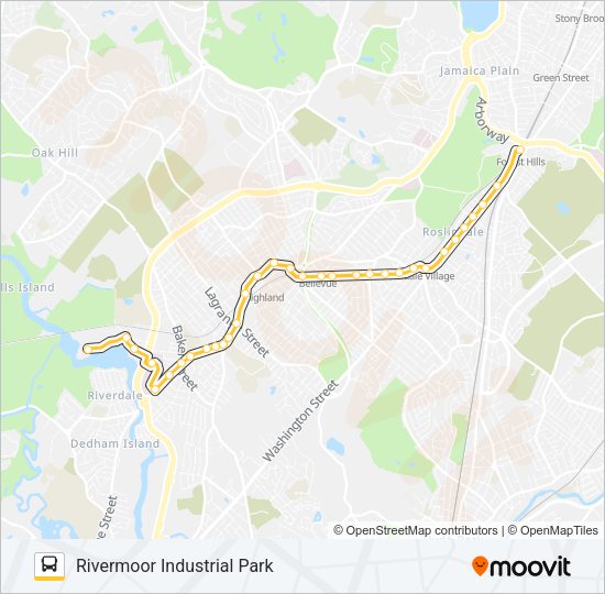 36 Bus Line Map