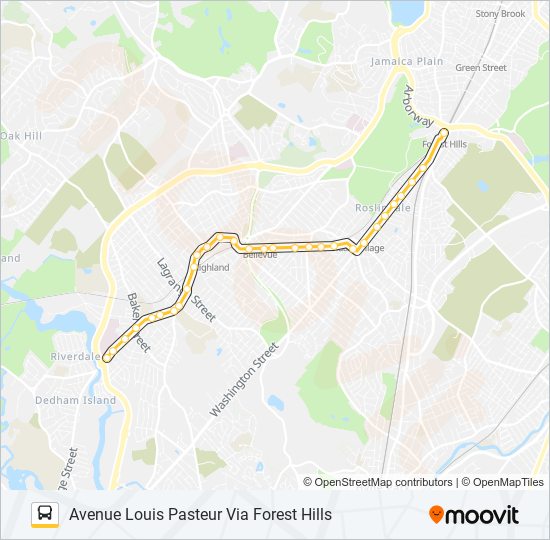 36 bus Line Map