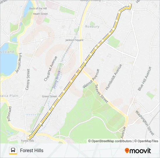 42 Bus Line Map