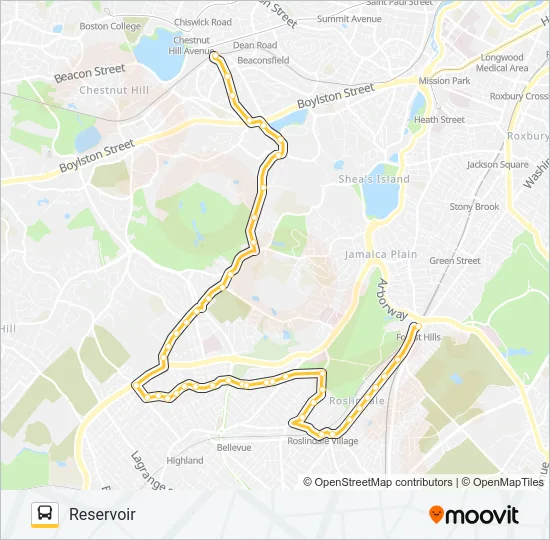 51 Bus Line Map