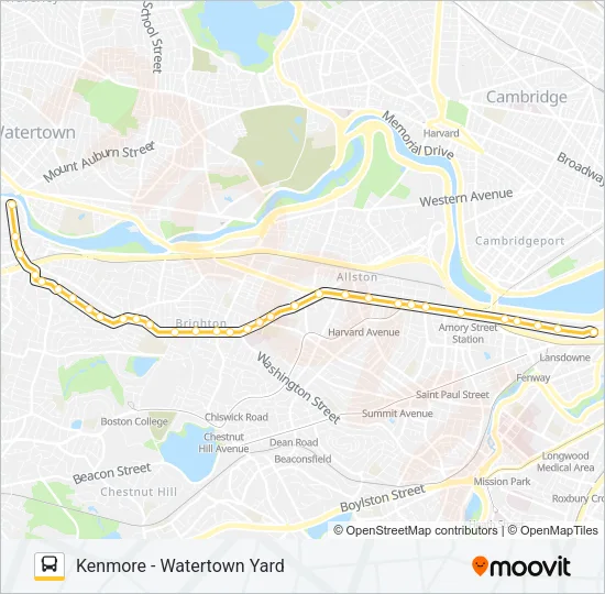57 Bus Line Map
