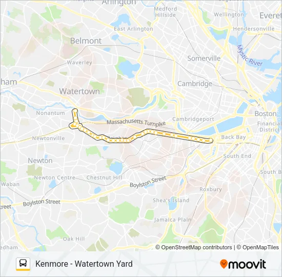 57 Bus Line Map