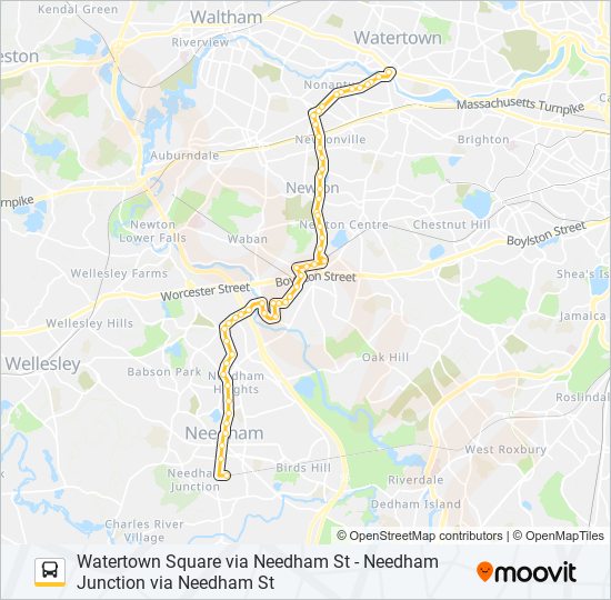 59 Bus Line Map