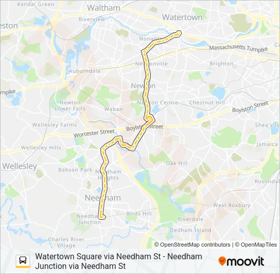 59 Bus Line Map
