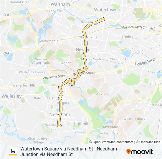 59 Bus Line Map
