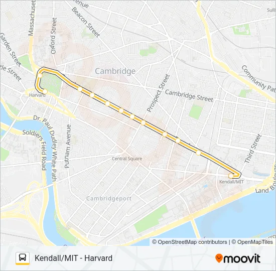 68 Bus Line Map