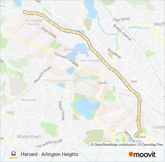 77 Bus Line Map