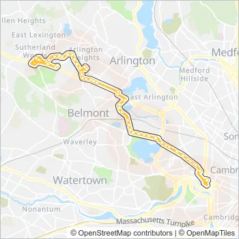 78 Bus Line Map