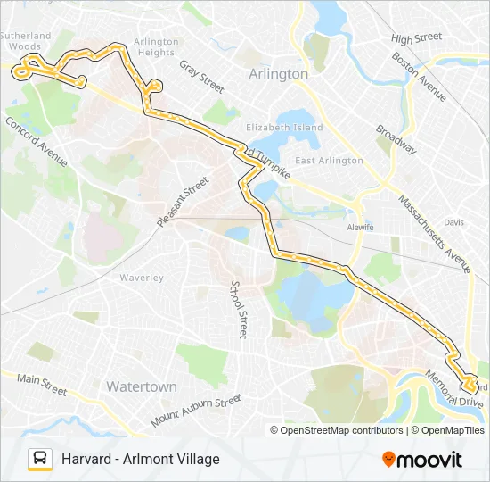 78 Bus Line Map