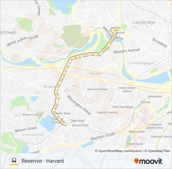 86 Bus Line Map