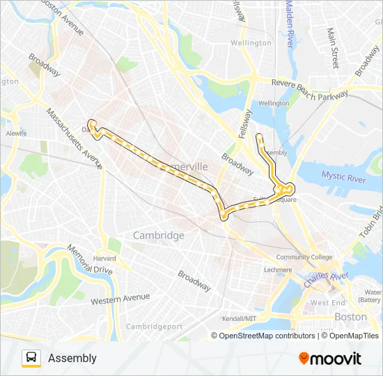 90 Bus Line Map