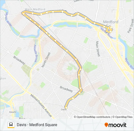 94 Bus Line Map
