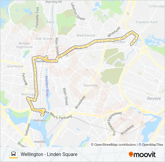 108 Bus Line Map