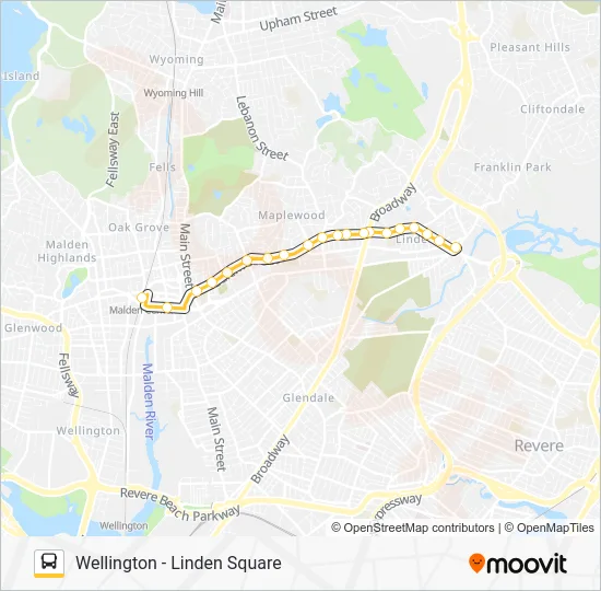 108 Bus Line Map