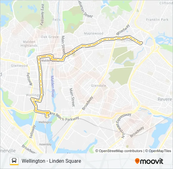 108 Bus Line Map
