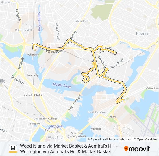 112 Bus Line Map