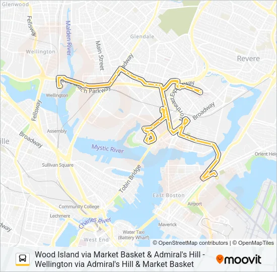 112 Bus Line Map